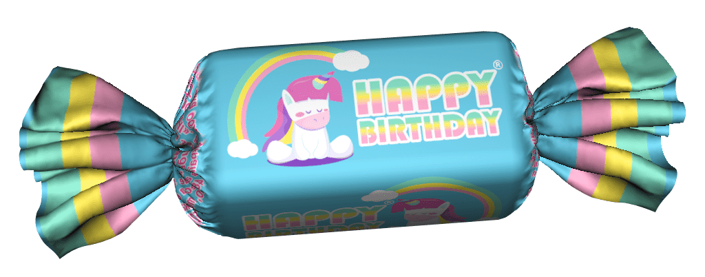 Цукерки Happy Birthday глазуровані