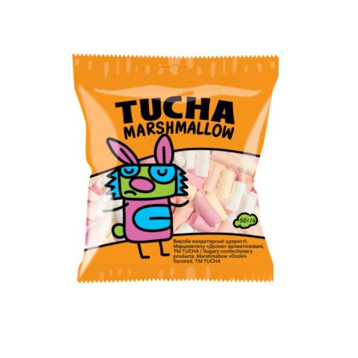 Зефір жув.Дозки ароматиз. 50гр ТМ "TUCHA"
