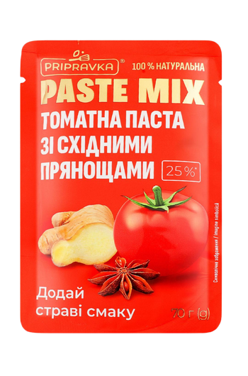 Томатна паста Paste Mix  25% з східними прянощами Pripravka