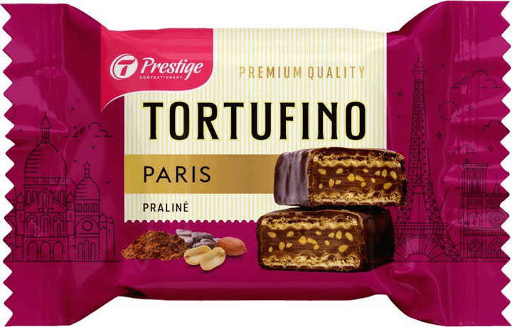 Цукерки ТОРТУФІНО ПАРИЖ праліне флоупак Т Престиж