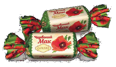 Червоний мак цукерки