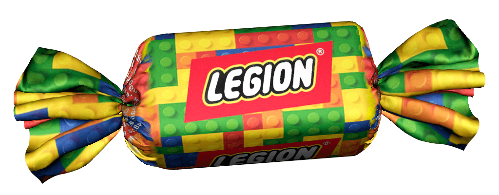 Цукерки Legion глазуровані