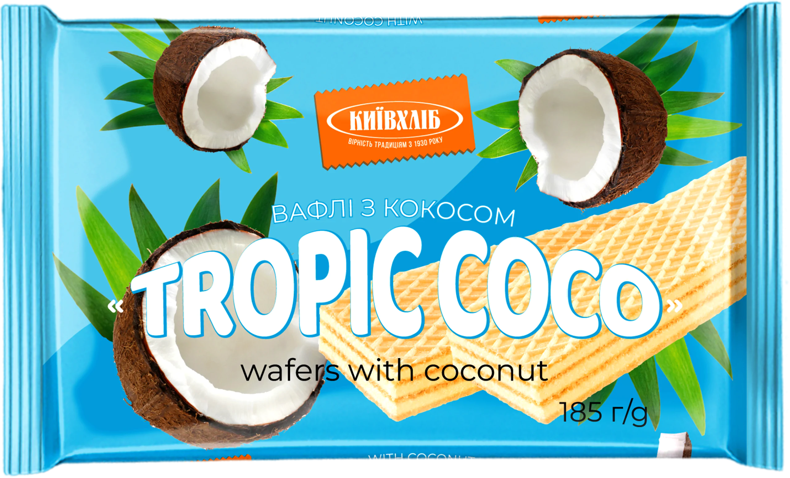 Вафлі "TROPIC COCO" з кокосом