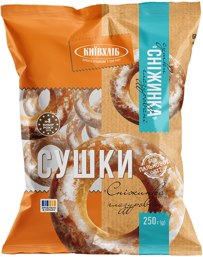Сушки Сніжинка глаз. Іс