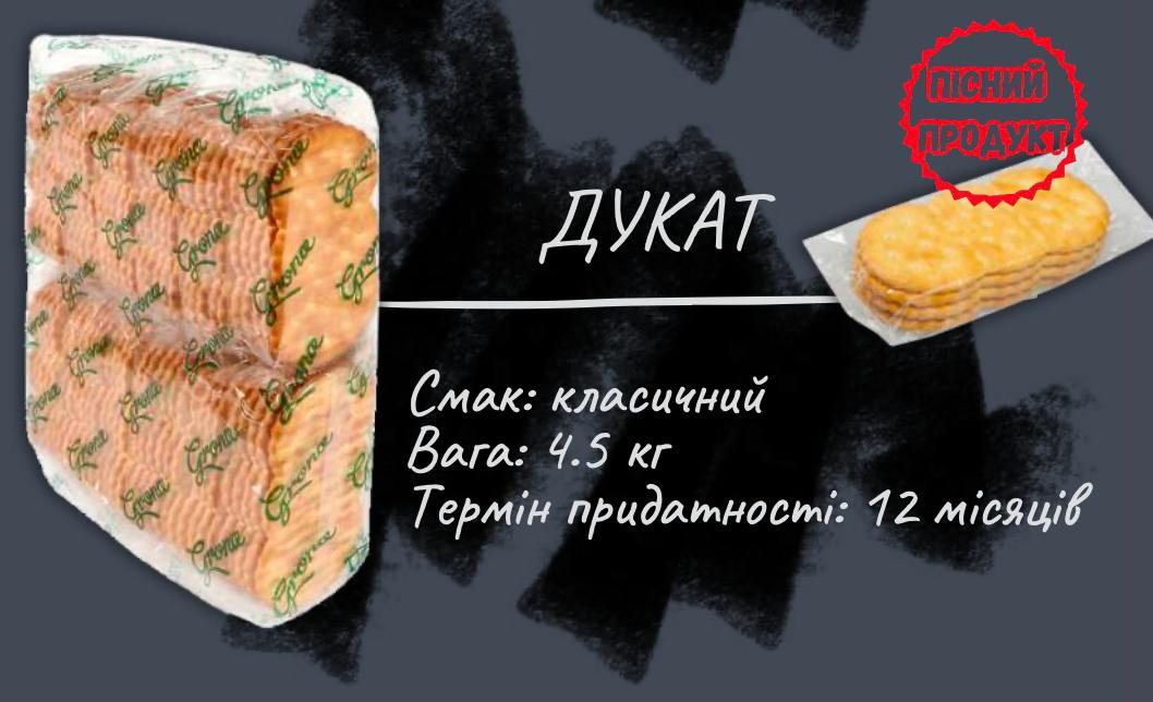Крекер Дукат печиво пакет