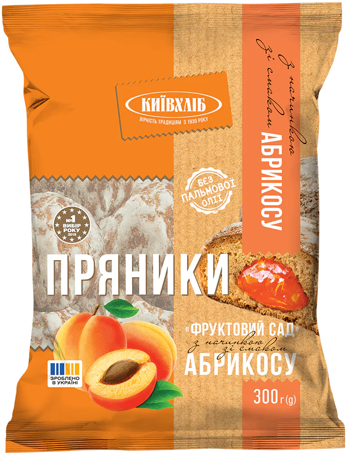 Пряники Фруктовий сад абрикос